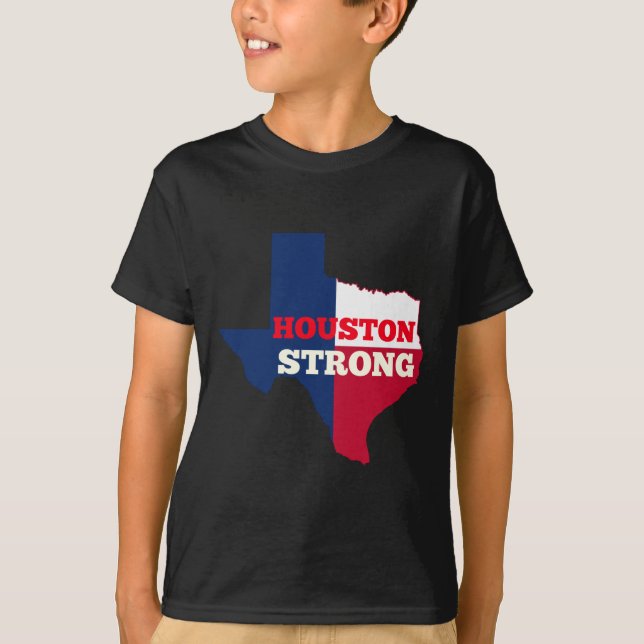 Camiseta Estrella solitaria "Houston fuerte " (Anverso)