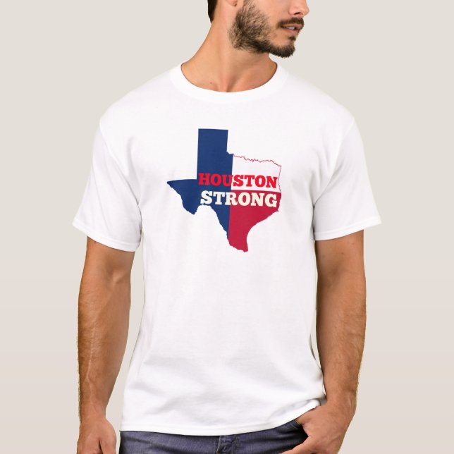 Camiseta Estrella solitaria "Houston fuerte " (Anverso)
