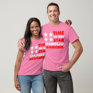 CAMISETA ESTRELLA SPANGLED MARTILLADA