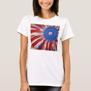Camiseta "Estrella-Spangled Sun" por el artista del autismo