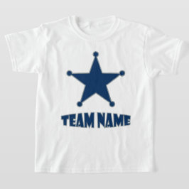 Camiseta Estrella única para niños personalizado personaliz