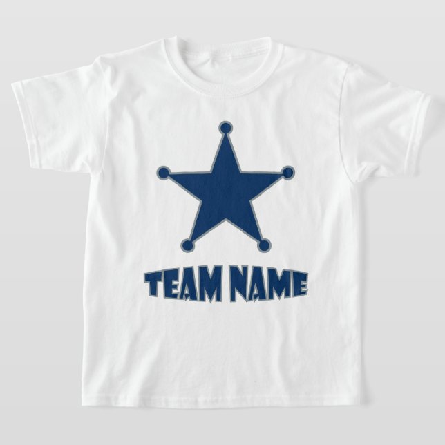 Camiseta Estrella única para niños personalizado personaliz (Distribución)