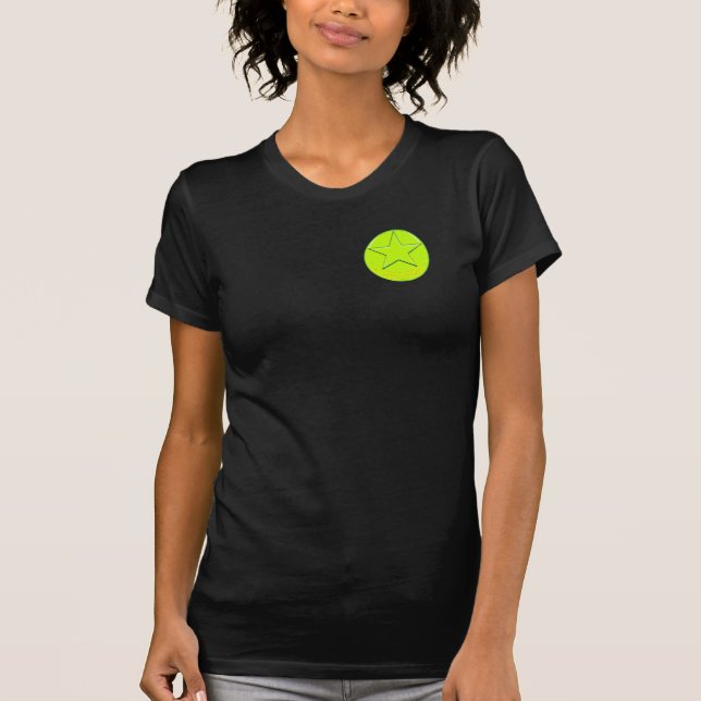 Camiseta Estrella verde (Anverso)