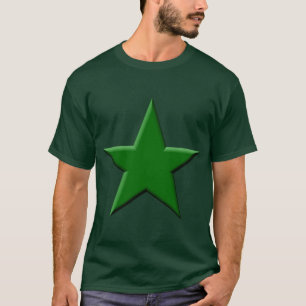 Camiseta Estrella - Verde oscuro