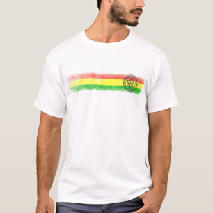 Camiseta Estrella y cruz del reggae de Rasta