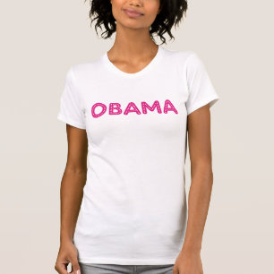 Camiseta estrellada de Bling de las luces de Obama