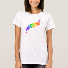 Camiseta Estrellas arcoiris y Streamers