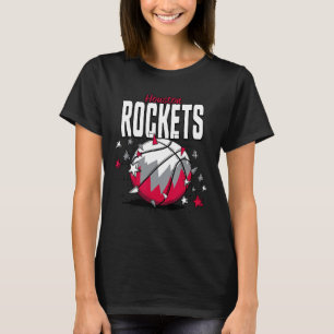 Camiseta Estrellas de boceto de los cohetes de Houston N