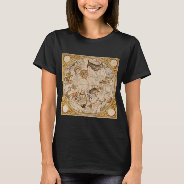 Camiseta Estrellas de constelaciones cielo del sur astronom (Anverso)