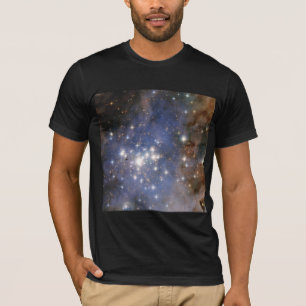 Camiseta Estrellas de diamantes en el espacio de burbujas d