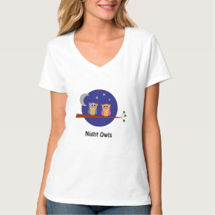 Camiseta Estrellas de encargo de la luna de los noctámbulos