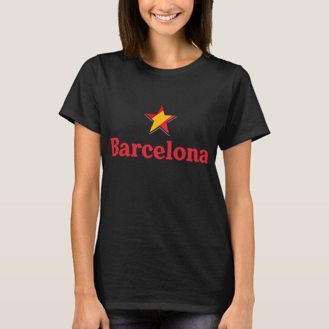 Camiseta Estrellas de España – Barcelona (Anverso)