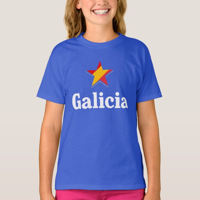 Camiseta Estrellas de España - Galicia (Anverso)