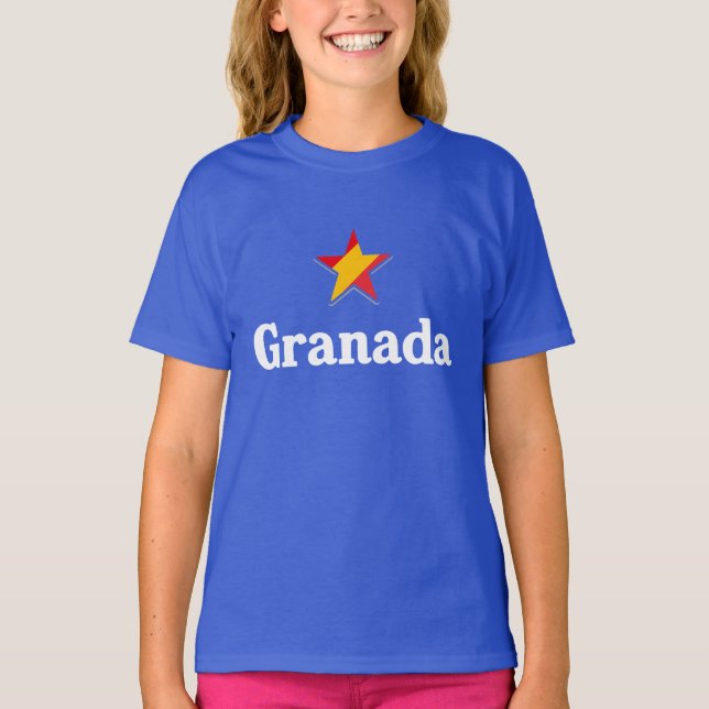Camiseta Estrellas de España - Granada (Anverso)