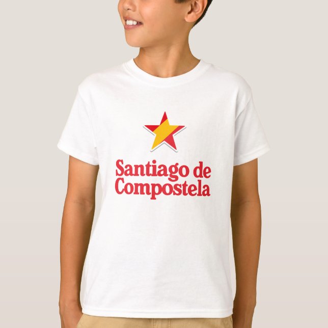 Camiseta Estrellas de España – Santiago de Compostela (Anverso)