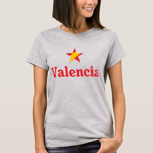 Camiseta Estrellas de España – Valencia (Anverso)