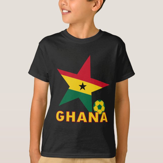Camiseta Estrellas de fútbol de Ghana (Anverso)
