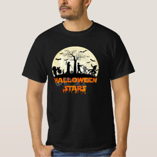 Camiseta Estrellas de Halloween 1 - Extranjeros celebran