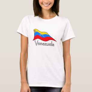 Camiseta Estrellas de la bandera 7 de Venezuela y escudo de