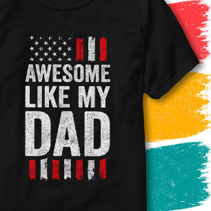 Camiseta Estrellas de la bandera americana Rayas Impresiona