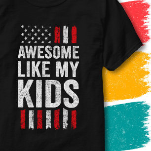 Camiseta Estrellas de la bandera americana Rayas Impresiona