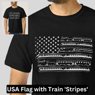 Camiseta Estrellas de la bandera de los Estados Unidos y fr