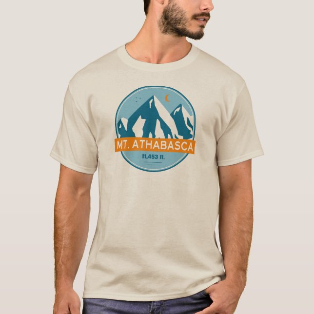 Camiseta Estrellas de la Luna del Monte Athabasca (Anverso)