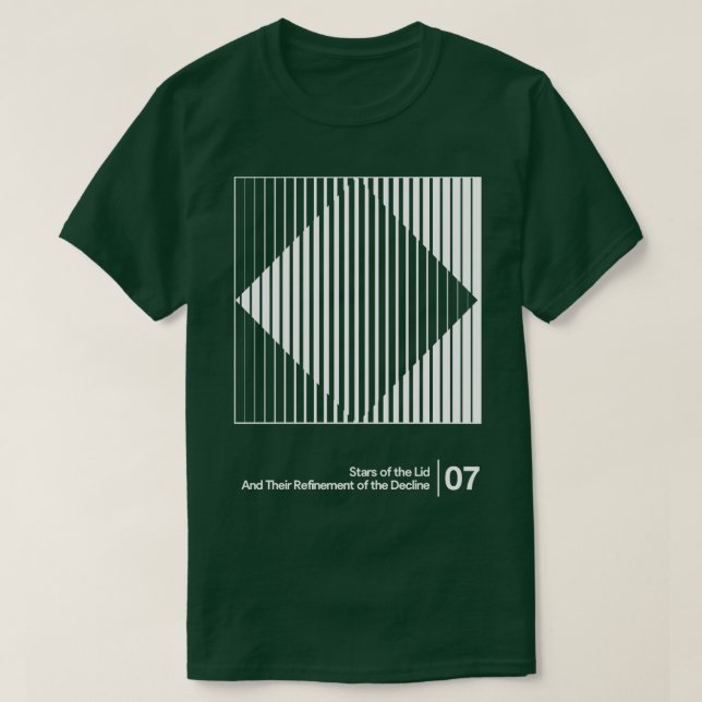 Camiseta Estrellas de la tapa de arte de diseño gráfico Min (Diseño del anverso)