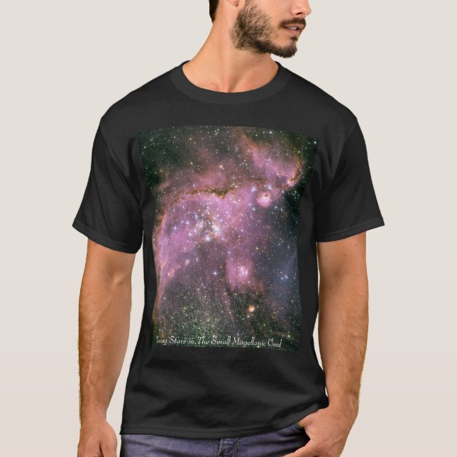 Camiseta Estrellas de los jóvenes en la pequeña nube de (Anverso)