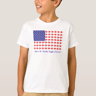 Camiseta Estrellas de los niños y de la huelga de Eagles