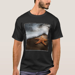 Camiseta Estrellas de mar solas en la playa