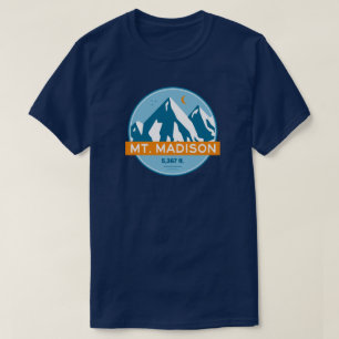 Camiseta Estrellas de Mount Madison New Hampshire Moon