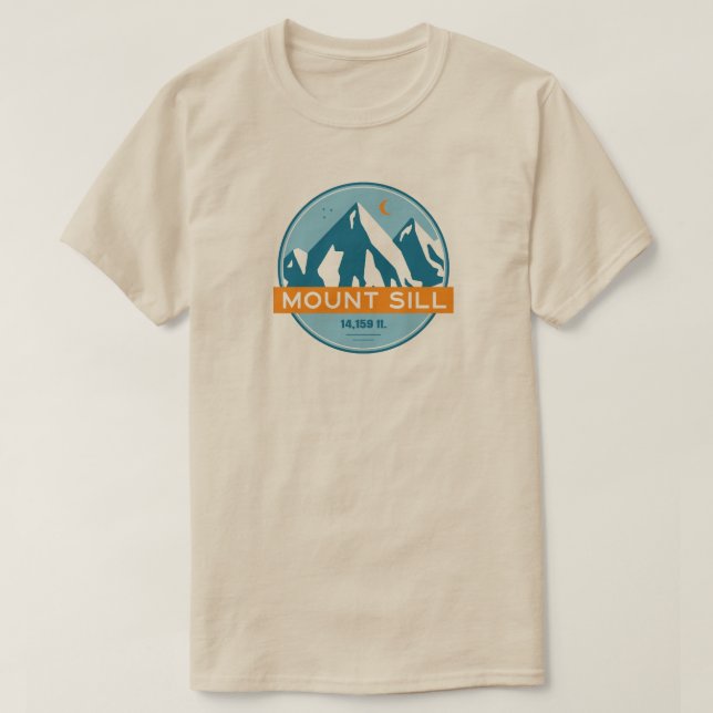 Camiseta Estrellas de Mount Sill California (Diseño del anverso)