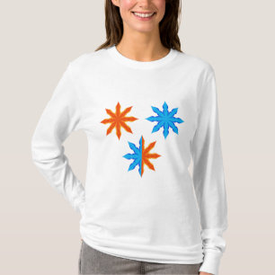 Camiseta Estrellas de ocho puntas de Fuego y Hielo