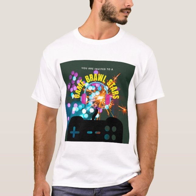 Camiseta estrellas de pelea  (Anverso)