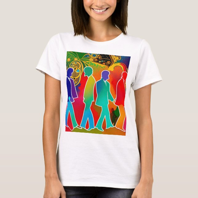 Camiseta Estrellas de Rock (Anverso)