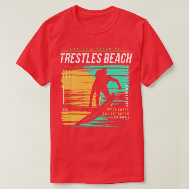 Camiseta Estrellas de San Clemente California Vin (Diseño del anverso)