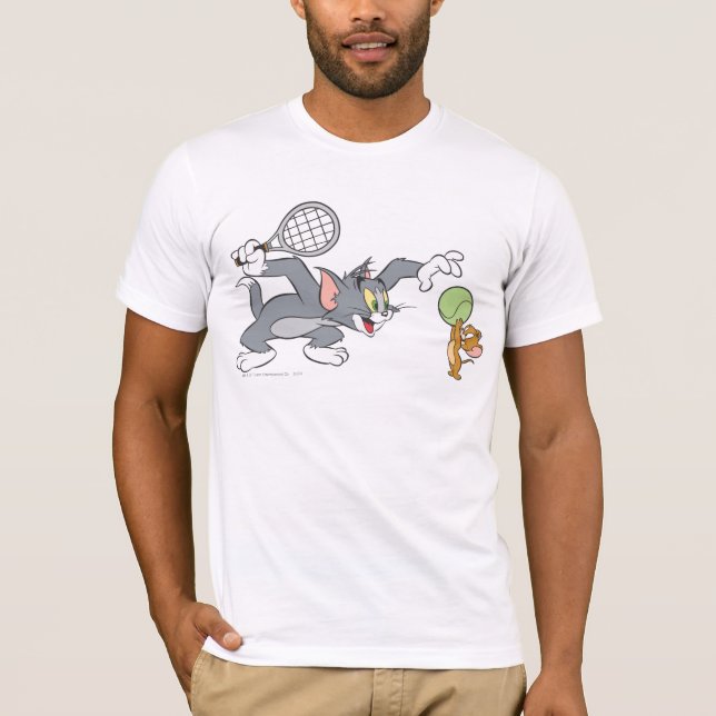 Camiseta Estrellas de tenis Tom y Jerry 2 (Anverso)