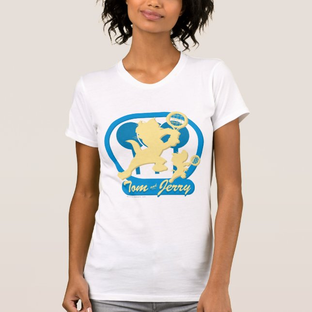 Camiseta Estrellas de tenis Tom y Jerry 3 (Anverso)