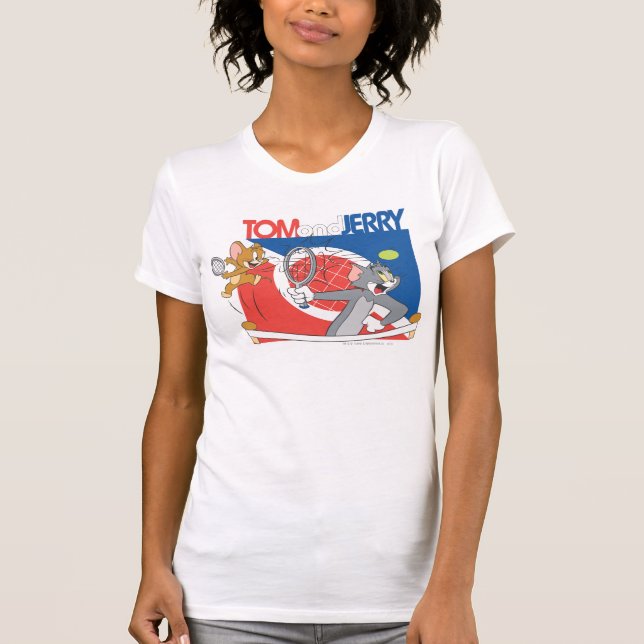 Camiseta Estrellas de tenis Tom y Jerry 4 (Anverso)