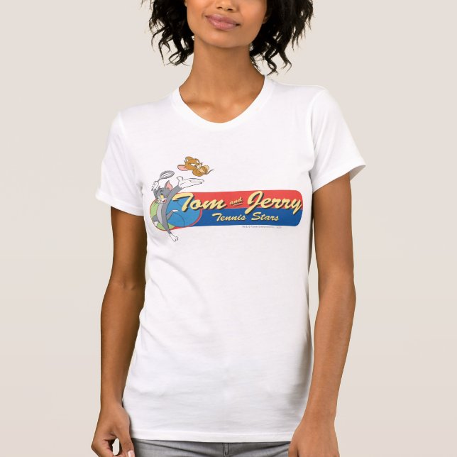 Camiseta Estrellas de tenis Tom y Jerry 6 (Anverso)