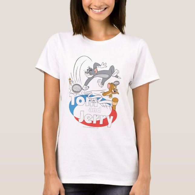 Camiseta Estrellas de tenis Tom y Jerry 7 (Anverso)