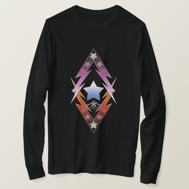 Camiseta Estrellas de trueno (Anverso del diseño)