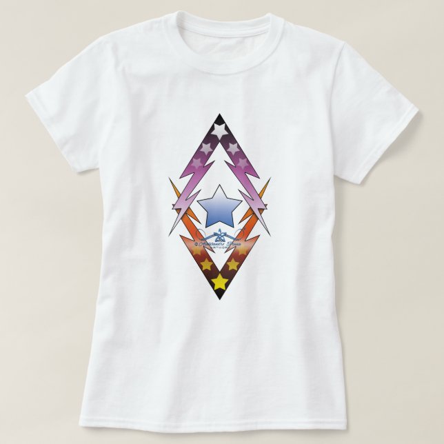 Camiseta Estrellas de trueno (Diseño del anverso)
