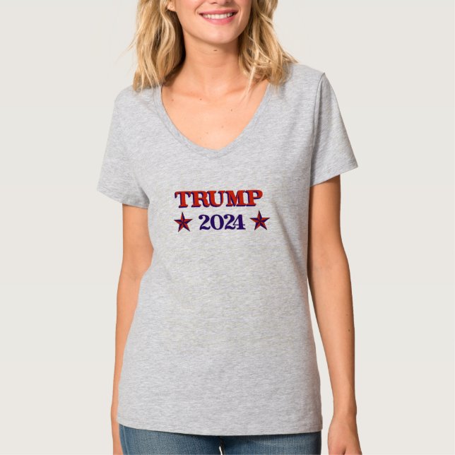 Camiseta Estrellas de Trump 2024 (Anverso)