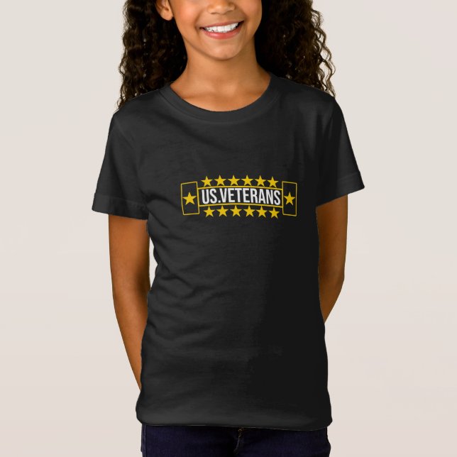 Camiseta Estrellas de veteranos de Estados Unidos (Anverso)