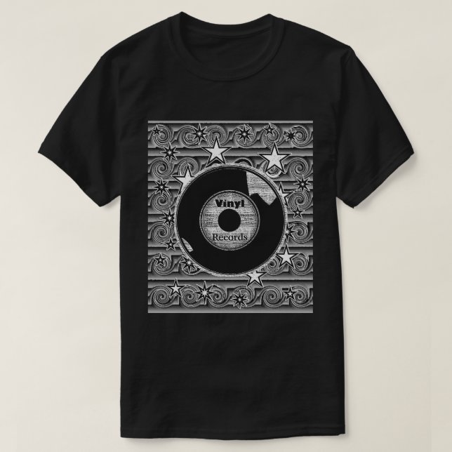 Camiseta Estrellas de Vinyl Records (Diseño del anverso)