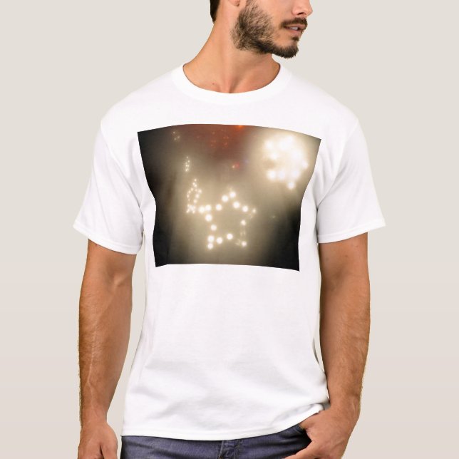 Camiseta Estrellas del blanco (Anverso)