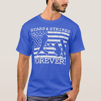 Camiseta Estrellas del lanzador de béisbol y golpea la band