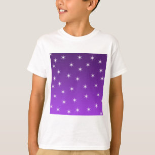 Camiseta Estrellas del púrpura y blancas, modelo